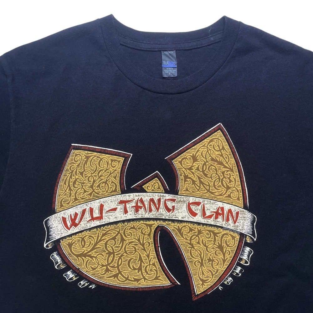 WU TANG CLAN Fortune Cookie Graphic T Shirt Size L Cotton Band Tee Hip Hop Rap